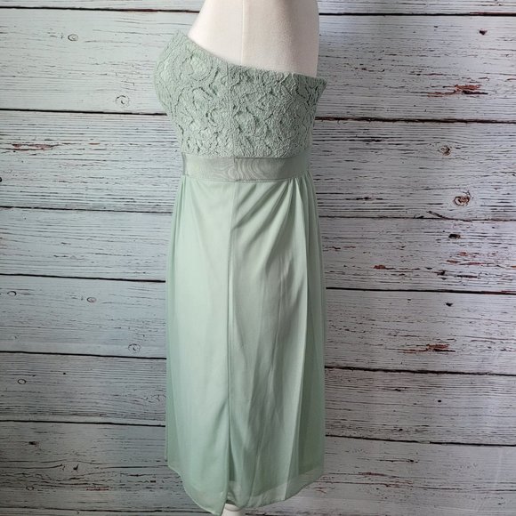 Adrianna Papell Light Green Dress - Picture 4 of 15